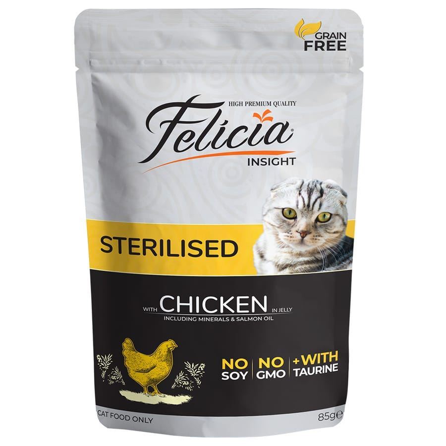 Felicia Pouch Cat Wet Food - 6 Pieces