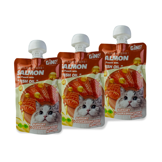 3 Pcs Gino Cat Treat with vitamins