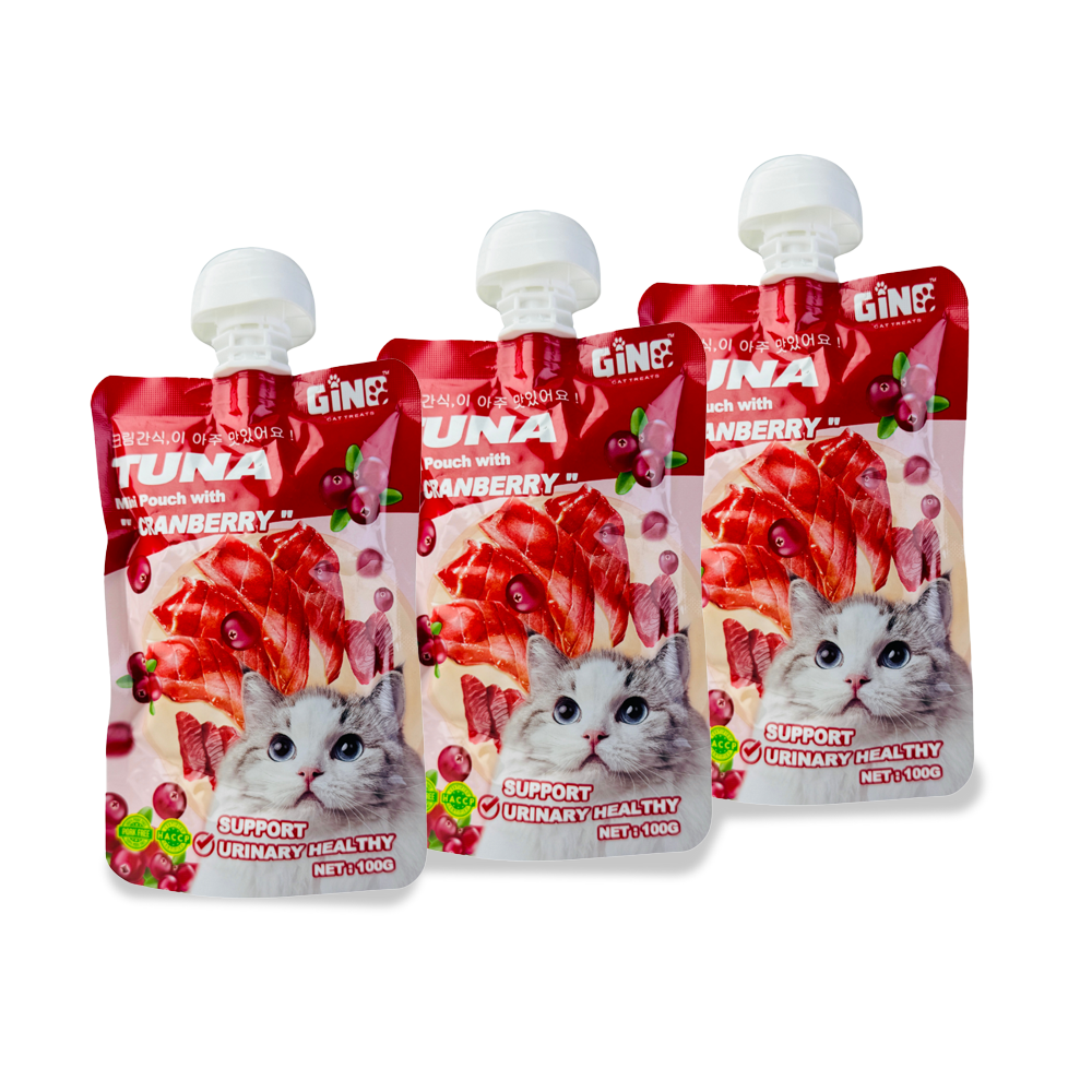 3 Pcs Gino Cat Treat with vitamins