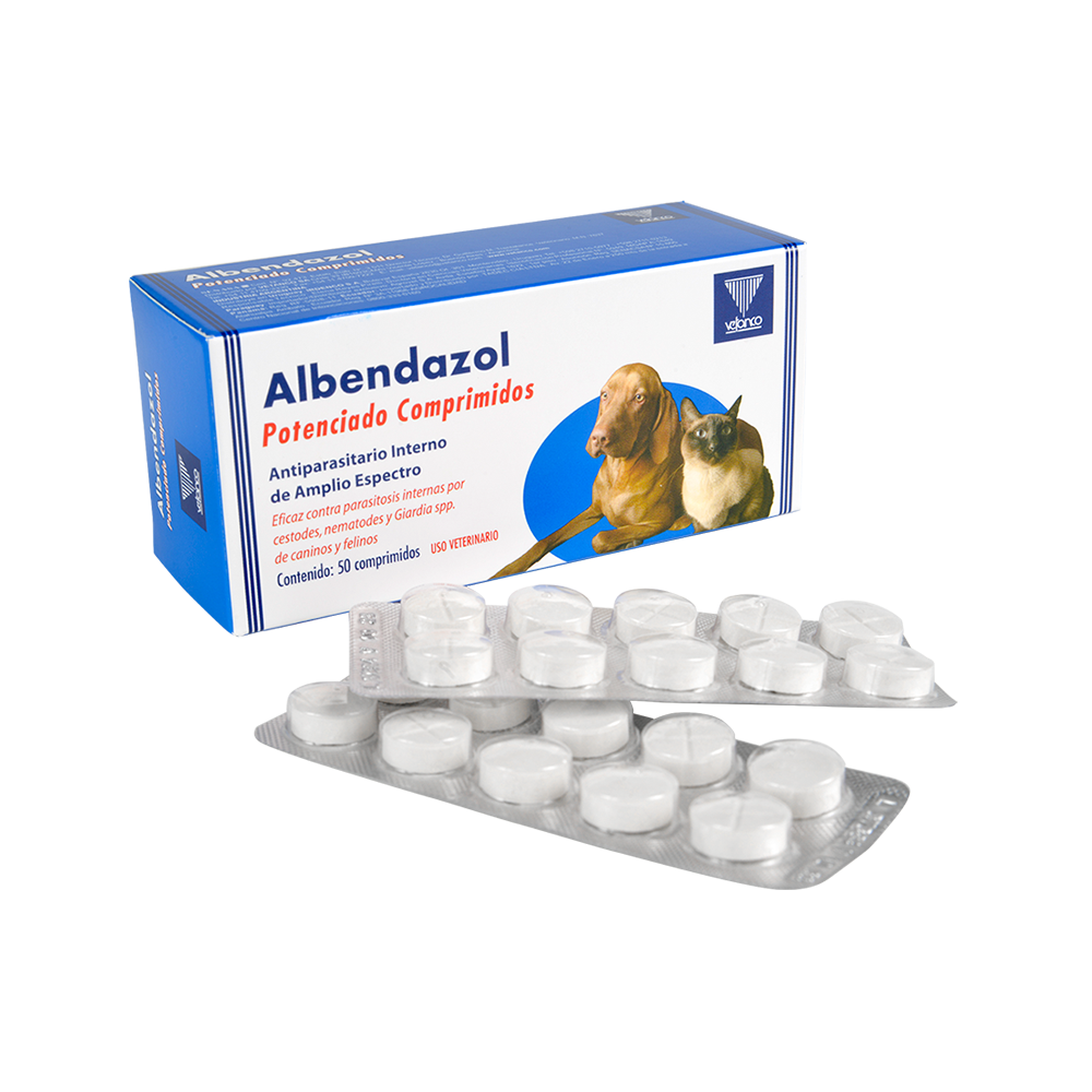 Potentiated albendazole