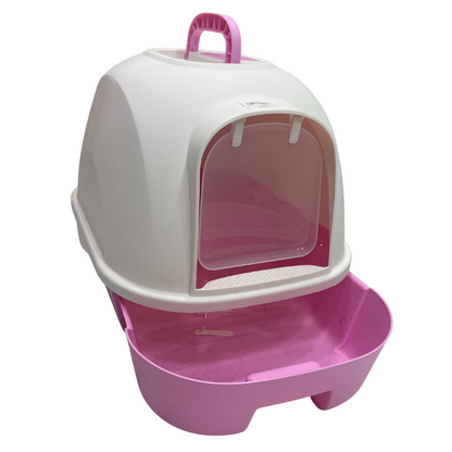 Closed Litter Box with Pull-Out Drawer for Easy Cleaning