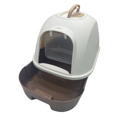 Closed Litter Box with Pull-Out Drawer for Easy Cleaning