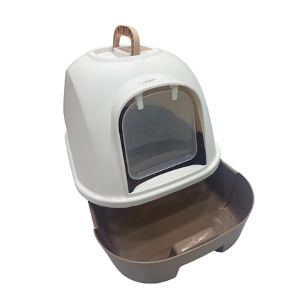 Closed Litter Box with Pull-Out Drawer for Easy Cleaning