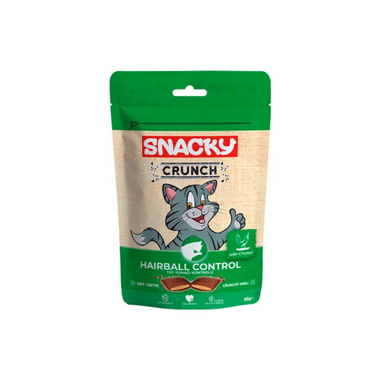 Snacky Crunchy Chicken Cat Treat Hairball Control 60 gr