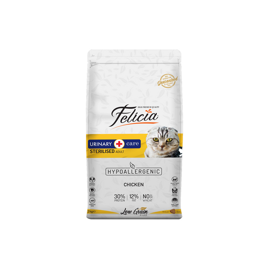 Felicia HypoAllergenic Chicken Low Grain Neutered Cat Food 2kg