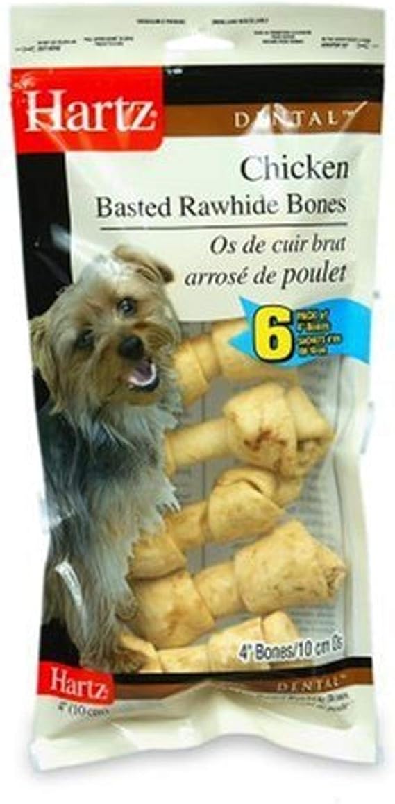 Hartz Chicken Basted Rawhide Dog Bone Chews