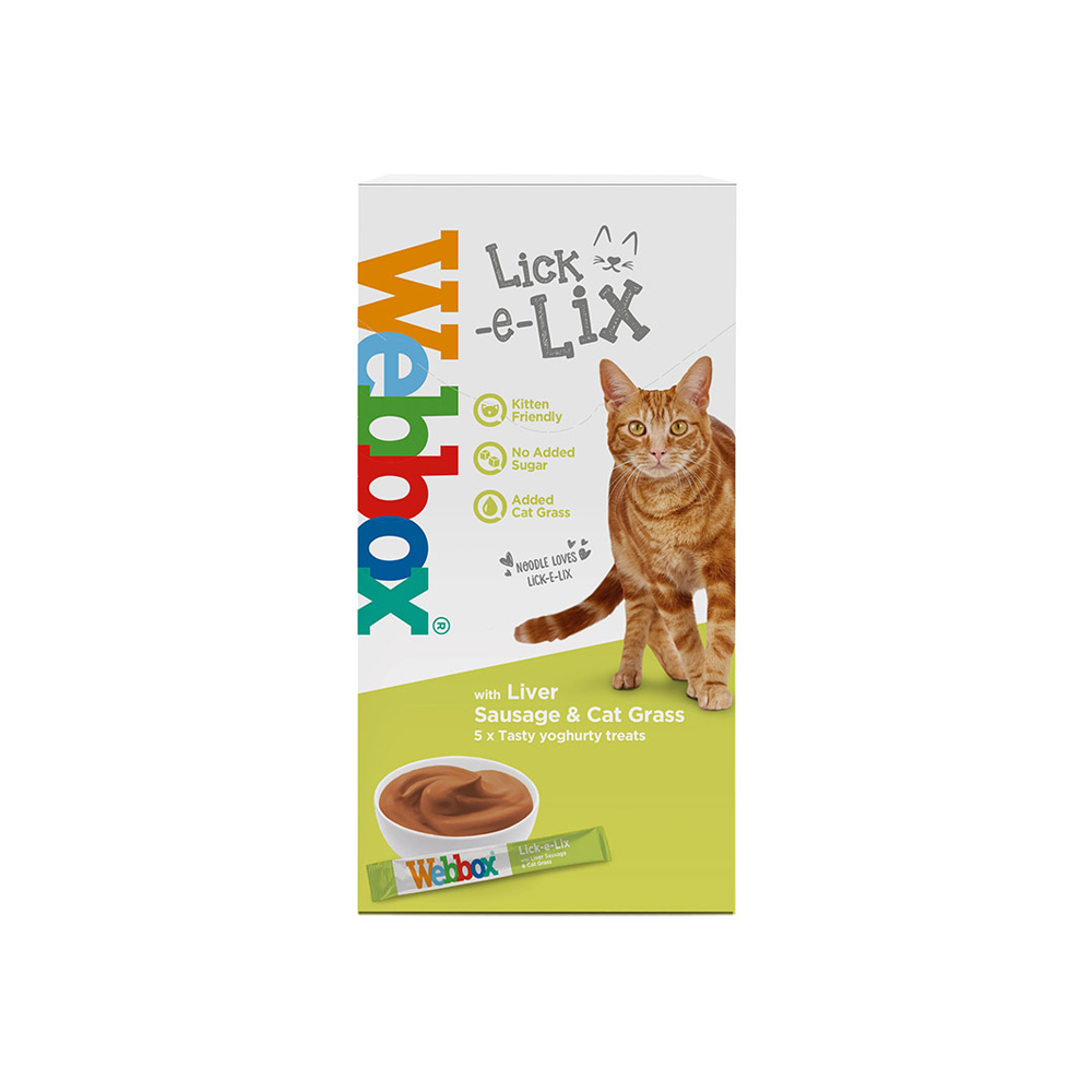 WEBBOX LICK-E-LIX LIVER & CAT GRASS