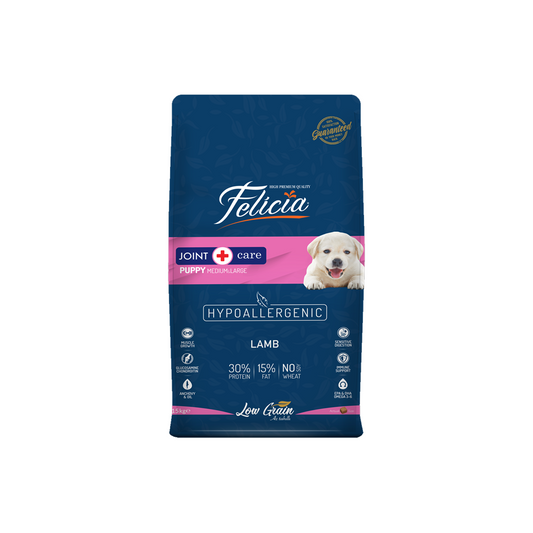 Felicia Puppy Food Lamb M/L Low Grain 3 Kg