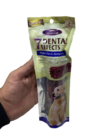 Natural Mutton Flavor Dental Dog Chew Snacks