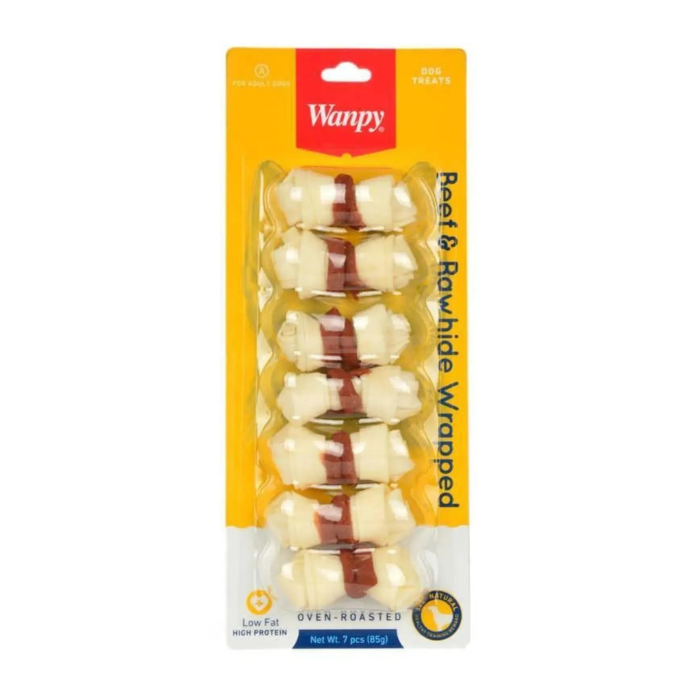 Wanpy Chicken Wrapped Chewing Bone 90gr (Piece of 7)