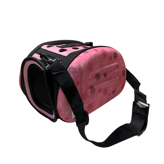 Padded crossbody cat carrier bag