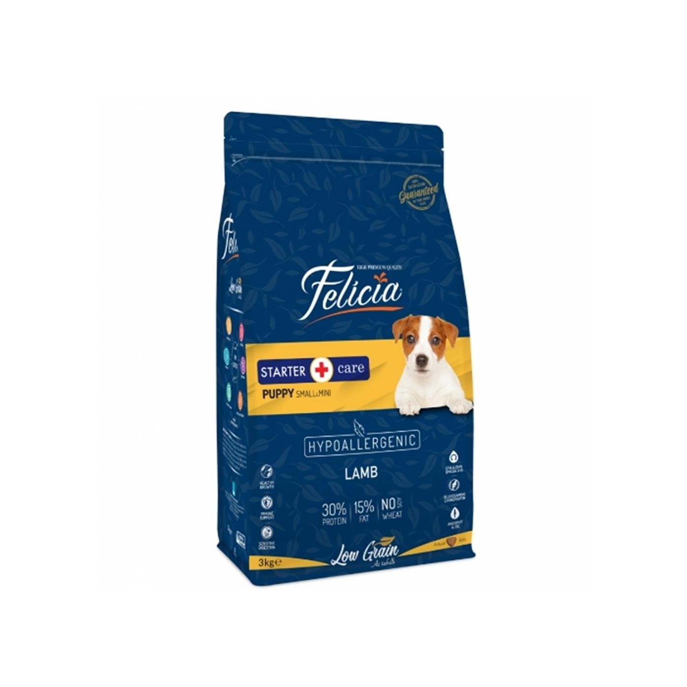 FELICIAFelicia Low Grain 3 Kg Puppy Lamb Small/Mini HypoAllergenic Dog Food