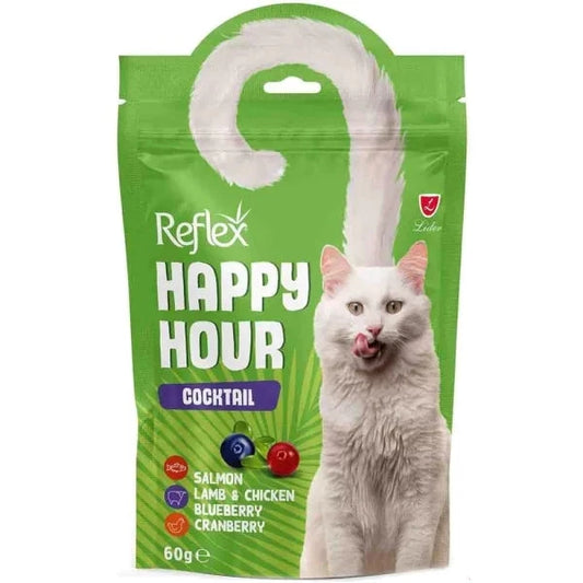 Reflex Happy Hour Cocktail Salmon, Lamb, Chicken and Blueberry Cat Food 60gr