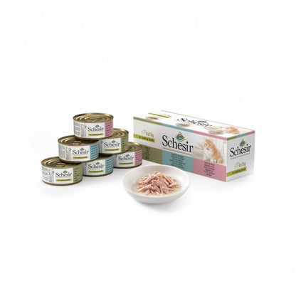 Schesir Cat Multipack can 6×70g in broth