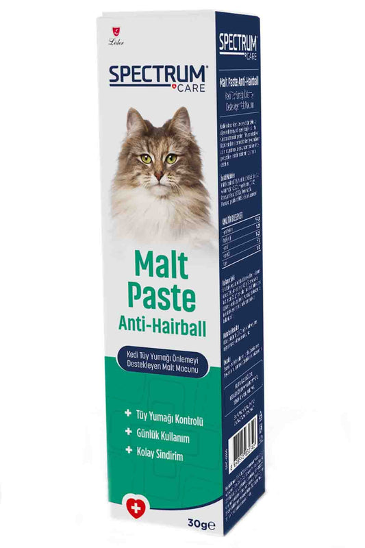 Spectrum Cat Hairball Prevention Supporting Malt Paste 30gr